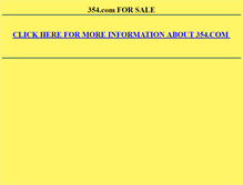 Tablet Screenshot of 354.com